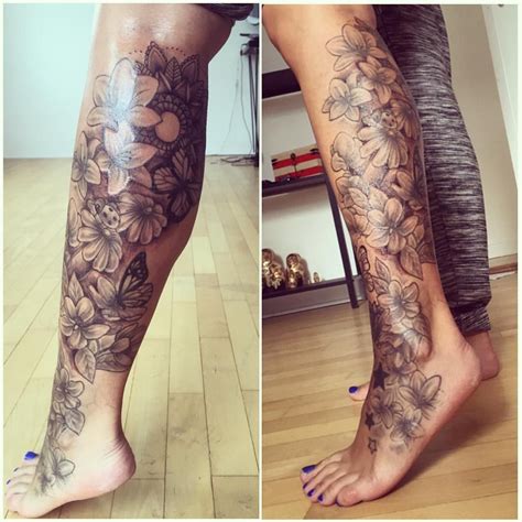 leg tattoos women